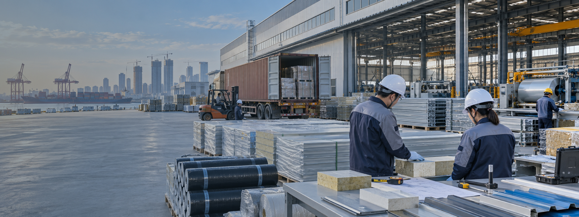 High-Performance Building Materials Waterproofing, Insulation & Steel Structure Solutions