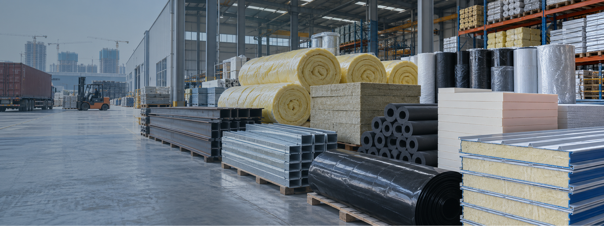 High-Performance Building Materials Waterproofing, Insulation & Steel Structure Solutions