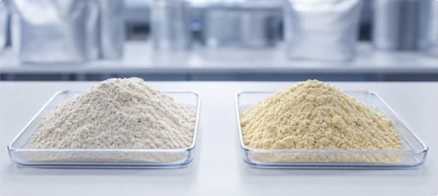 Powder rubber application samples
