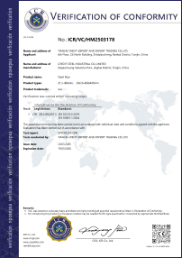 EU CPR Verification of Conformity