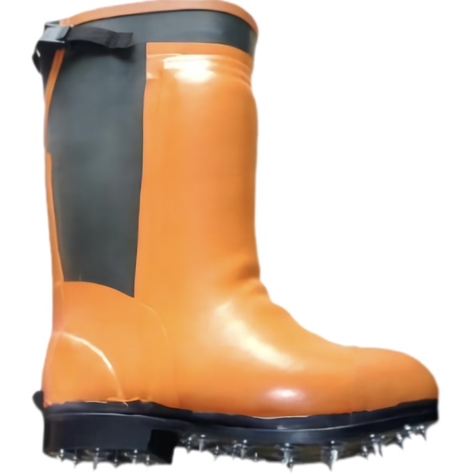 Heavy-Duty Cut-Resistant Work Boots: Protective Footwear Solutions for Construction Site Operations image 1